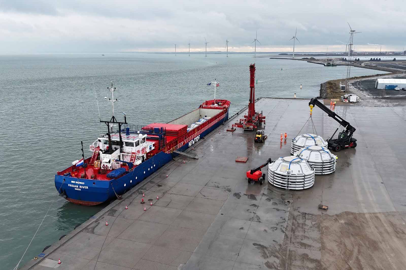 RWE installs first foundation at Thor offshore wind farm